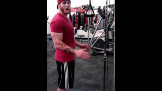 Single Arm Cable Tricep Pushdown
