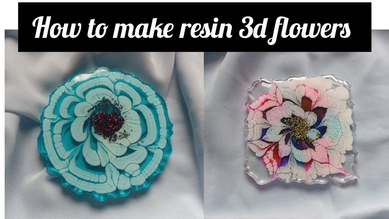 how to make resin 3d flowers. resin art for beginners #resin #resinart #resincrafts #craft #diy #diy