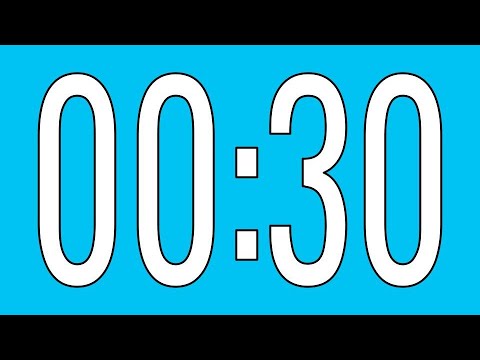 30 second Timer - Blue, No music