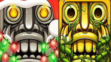 Temple Run 2 Reverse Gameplay - HOLIDAY HAVOC VS ENCHANTED PALACE