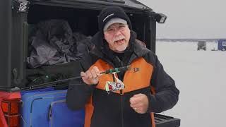 Lake Trout Ice Fishing Rod Set-Up