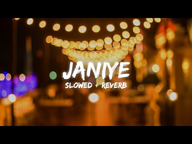 Janiye (Slowed + Reverb) | Vishal Mishra class=