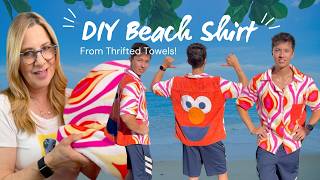 Make a Beach Shirt from Old Towels!