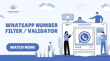 WhatsApp Number Filter  - Validator