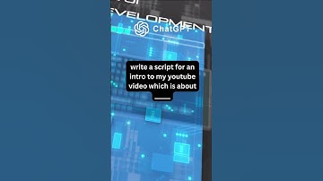 Intro Hack for your youtube videos with ChatGPT #chatgpt #videoproduction #aivideo #shorts