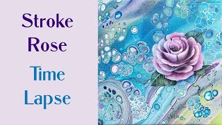 Stroke Rose Time Lapse Learn to Paint with Nilda, Painting Tutorial