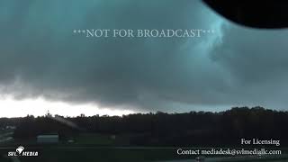 Bloomington, IN   Tornado Warning   Wall Cloud Debris Strike   11 5 2017