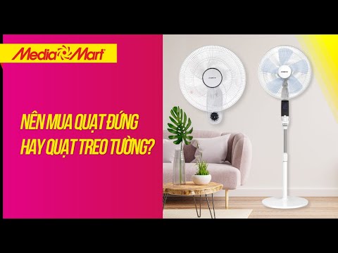 Nên mua quạt đứng hay quạt treo tường – Điện máy MediaMart