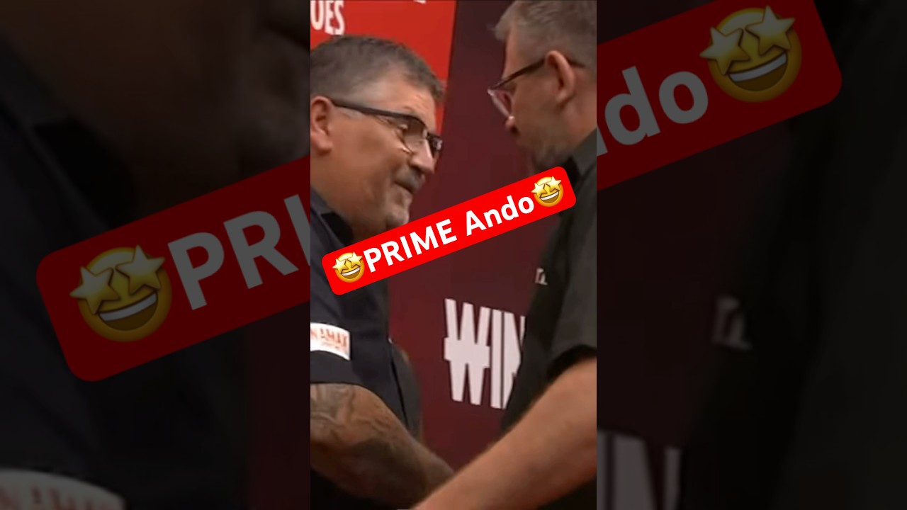 Ando smashes Wade😳Gary into the final😎European Tour Anderson Darts Dart
