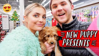 CHRISTMAS SHOPPING FOR OUR NEW PUPPY!