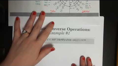 Trigonometry: Substitute-- Section 13.4 Extension Video Part 1