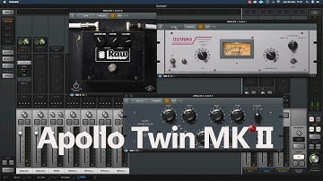 Console, plug-ins, work flow Apollo Twin MKII  EN ESPAÑOL