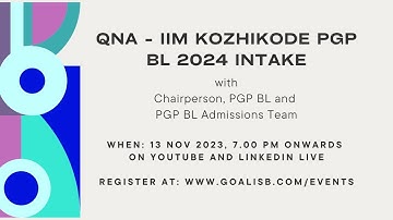 The Ultimate Guide to IIM Kozhikode PGP BL Success