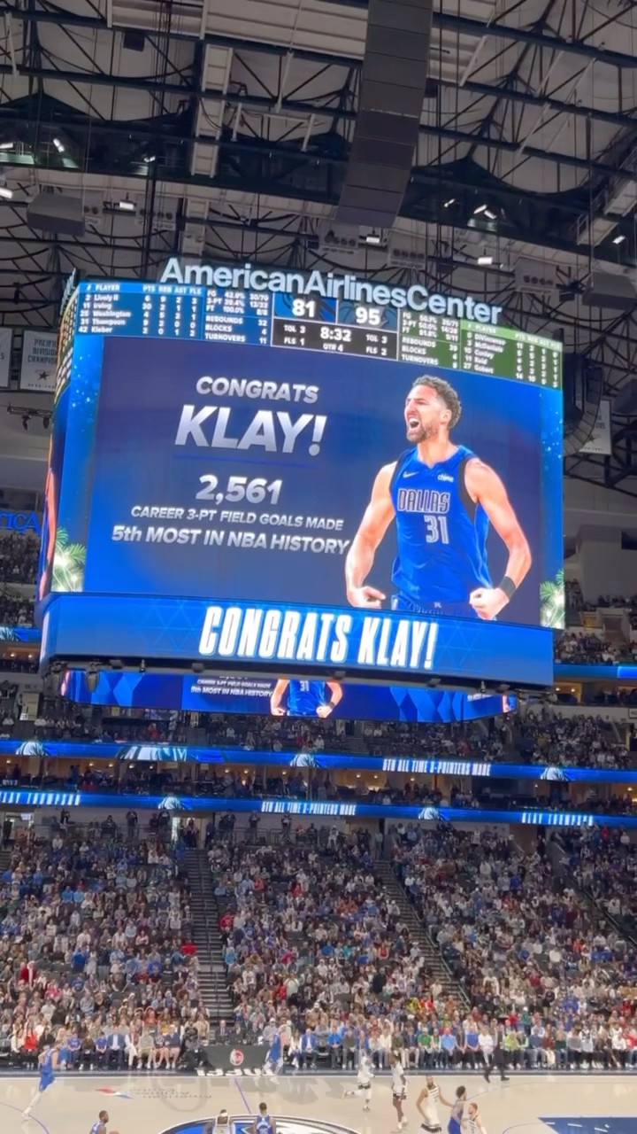 Klay Thompson passes Reggie Miller (2,560) for 5th all-time‼️?|#Shorts