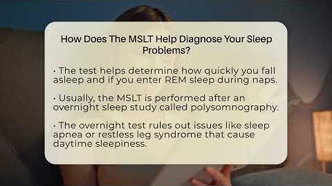 How Does The MSLT Help Diagnose Your Sleep Problems? - Sleep Apnea Support Network