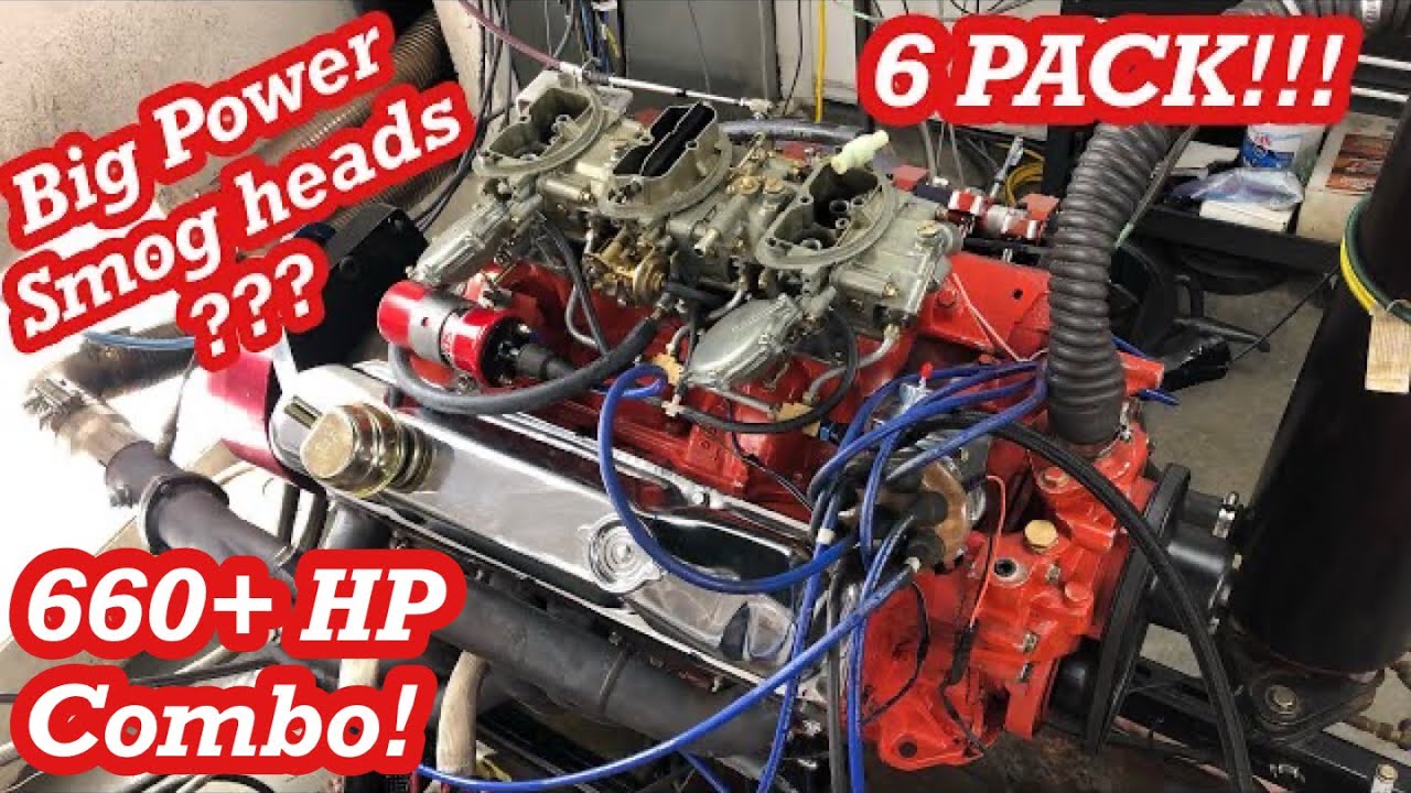 Low deck, iron head, 6 pack ATTACK! 500 cubic inch big block mopar ...