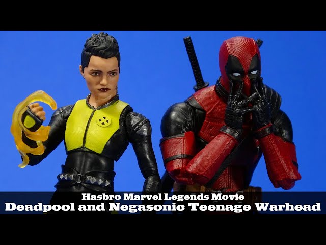 Marvel Hasbro Legends Series Deadpool and Negasonic Teenage Warhead Action  Figure Sets 