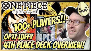 One Piece Card Game: 4th Place OP17 Elbaph Luffy! Deck Overview and Example Game!