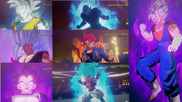 Dragon Ball Z: Kakarot - All Transformations And Surge Combos. (DLCs and Mods Included)