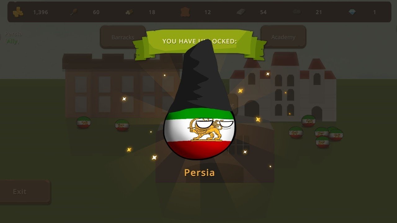 How to unlock Persia countryball (Countryballs at war)