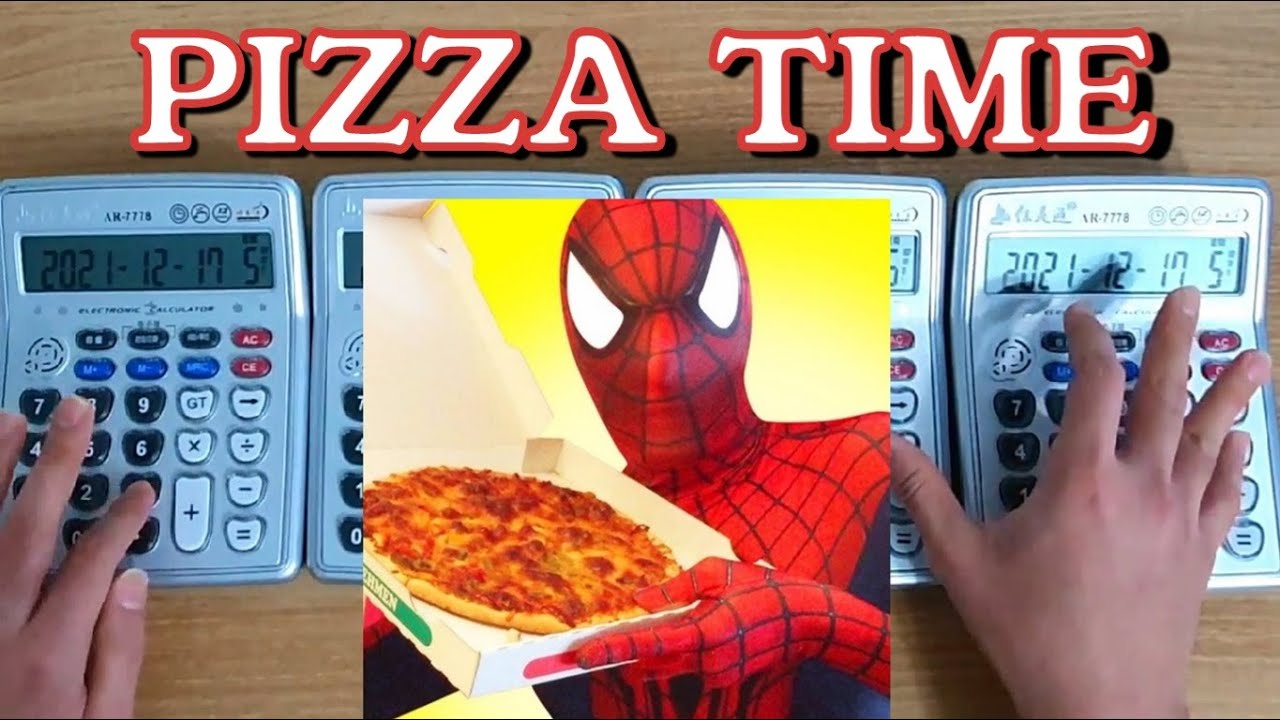SpiderMan "Pizza Time" (Calculator Cover) YouTube
