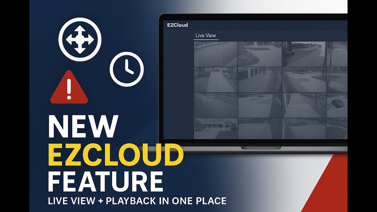 New EZCloud Web Portal Feature – Live View & Playback Across Multiple Uniview Devices