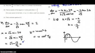 Core 4 Edexcel June 2012 Question 6