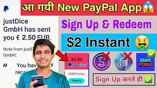 Sign Up करते ही PayPal में मिलेंगे $2 (₹160) 🤑 | New PayPal Cash Earning App 2023 | Paypal Earning