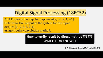 Linear Convolution using Circular Convolution.