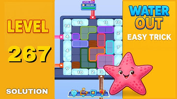 Water Out Puzzle Level 267 – Easy Solutions