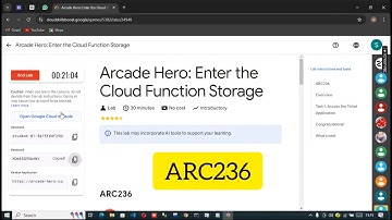 Arcade Hero: Enter the Cloud Function Storage #ARC236 Level 3 Google Cloud Functions #arcade #google