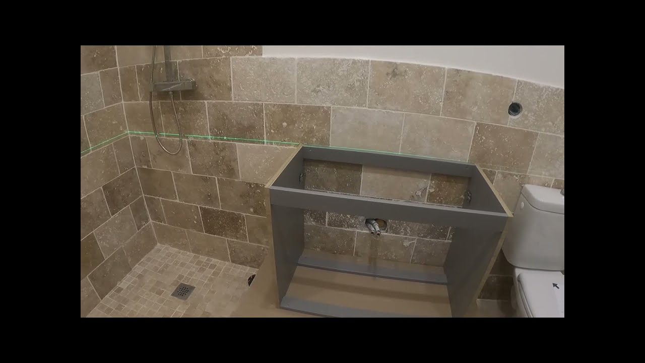 Montage meuble salle de bain - YouTube