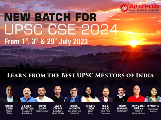 1 year u0026 2 years courses For UPSC CSE 2024 u0026 2025 || APTI PLUS class=