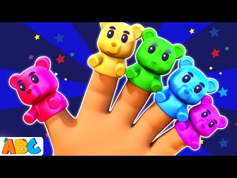 Gummy Bear Finger Family Songs: The BEST Way to Learn Colors for Kids