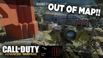 HE HIT A SICK OUT OF MAP TRICKSHOT! - AW Out Of Map FFA Trickshotting (3 SHOTS)