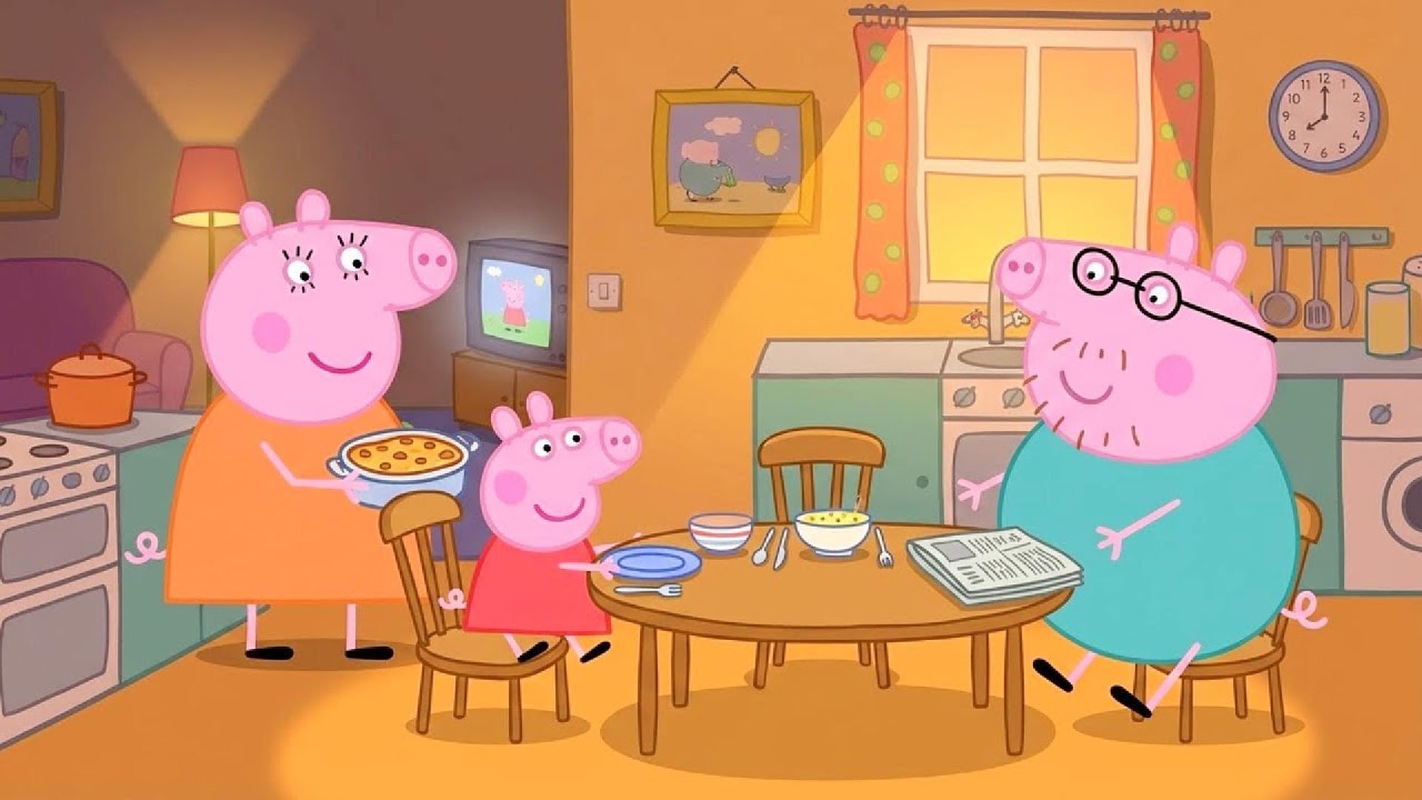 Peppa Pig : The Coziest Family Evening Ever! Warm Night Routine & Fun Moments | Peppa Pig Animation