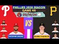 Philadelphia Phillies @ Pittsburgh Pirates LIVE 3D Mode | Radio-Style Play-by-Play #phillies