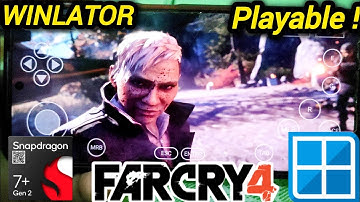 Far Cry 4 Playable on Winlator Frost 8.1 on Poco F5 7+ Gen 2