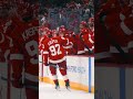 Marco Kasper makes a nice move and feeds JT Compher vs. San Jose