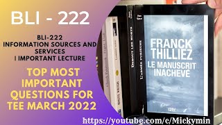 BLI - 222, Top Important Questions For Term End Exam | MEDIA AS SOURCES OF INFORMATION