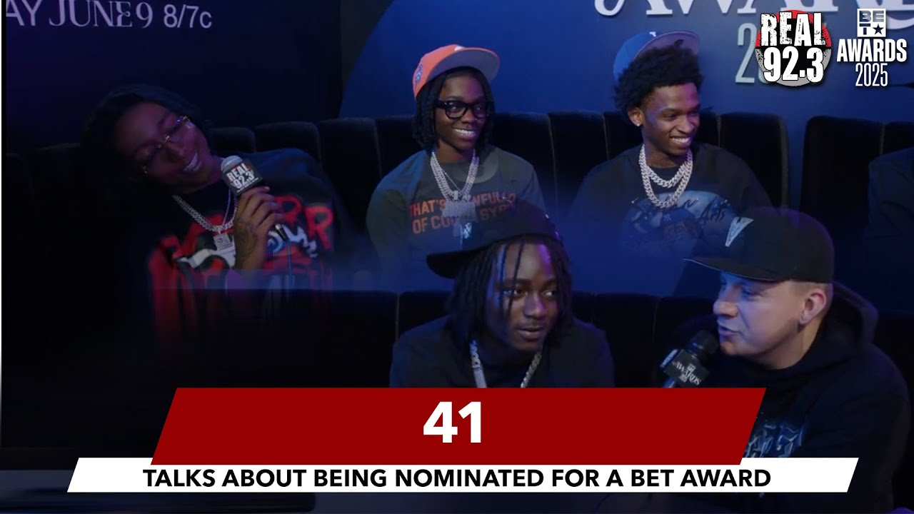 41 on being nominated for a BET award and their new album