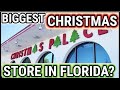 BIGGEST CHRISTMAS STORE IN FLORIDA | CHRISTMAS DECOR 2020 | CHRISTMAS PALACE | ALMONDJOYALICIA