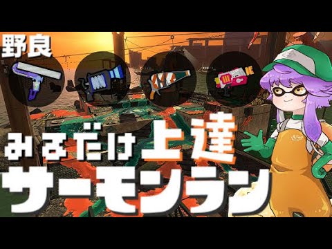 【野良】見るだけ上達サモラン！扱い難しく大荒れ予感なシェケナダム🐋【スプラトゥーン3/サーモンランNW】