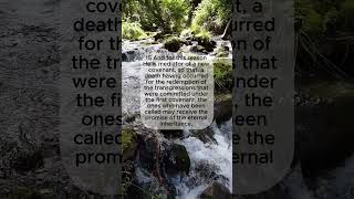 Hebrews 9:11-15 #biblereading #hebrews #dailydevotional #devotionalshorts