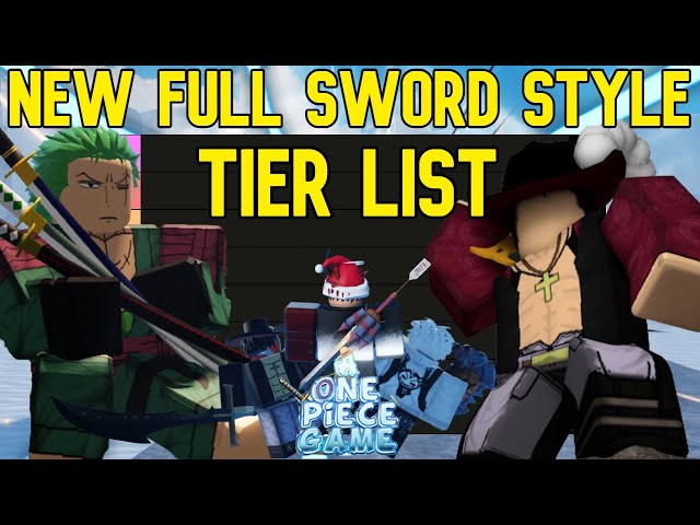 Sword Damage Tier List - After Buff! in A One Piece Game 