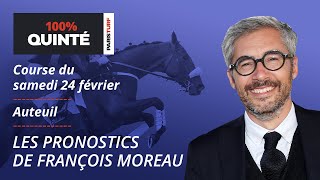 Pronostics Quinté PMU - 100% Quinté du Samedi 24 février à Auteuil