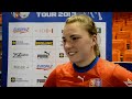 Eliška Krupnová po utkání s Finskem