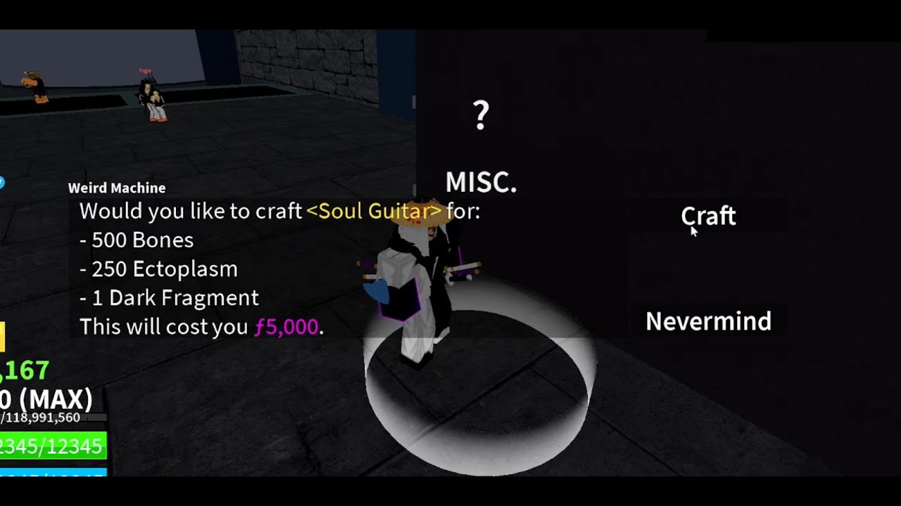 Obtained Soul Guitar in 3 Minutes #BloxFruits #Roblox #fyp