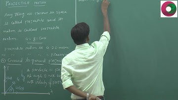 NEET Physics, PROJECTILE MOTION 01/ Trajectory, Time of Flight, Max height, Horizontal range SSI Sir