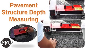 Pavement Structure Depth Measuring ||#MaawaWorld||